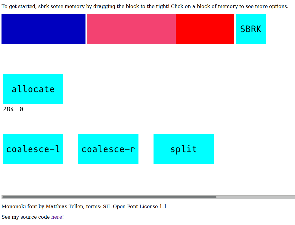 visual malloc
